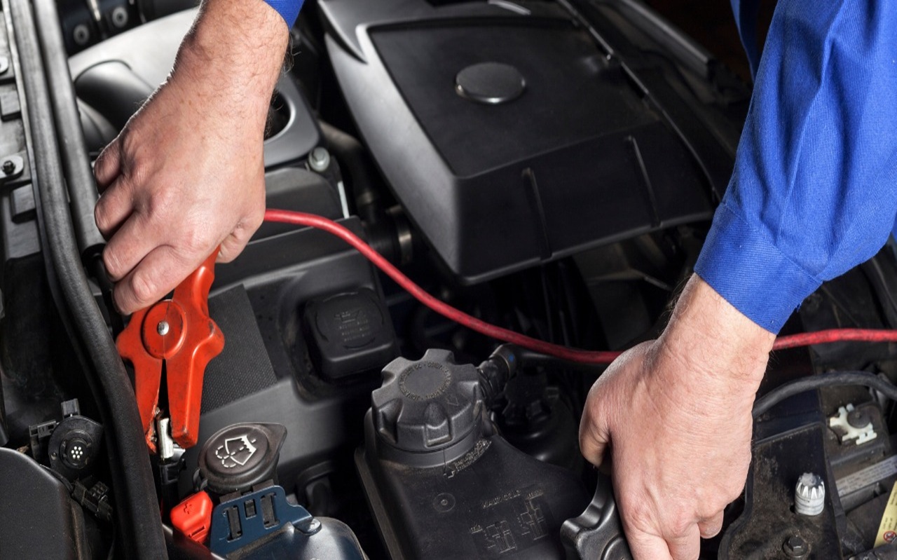 Battery Store Background